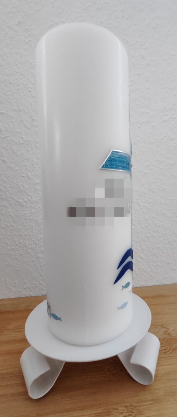 Tischkerze Altarkerze Kreuz Fische – Bild 2