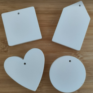 Geschenkanhänger aus Gießmasse